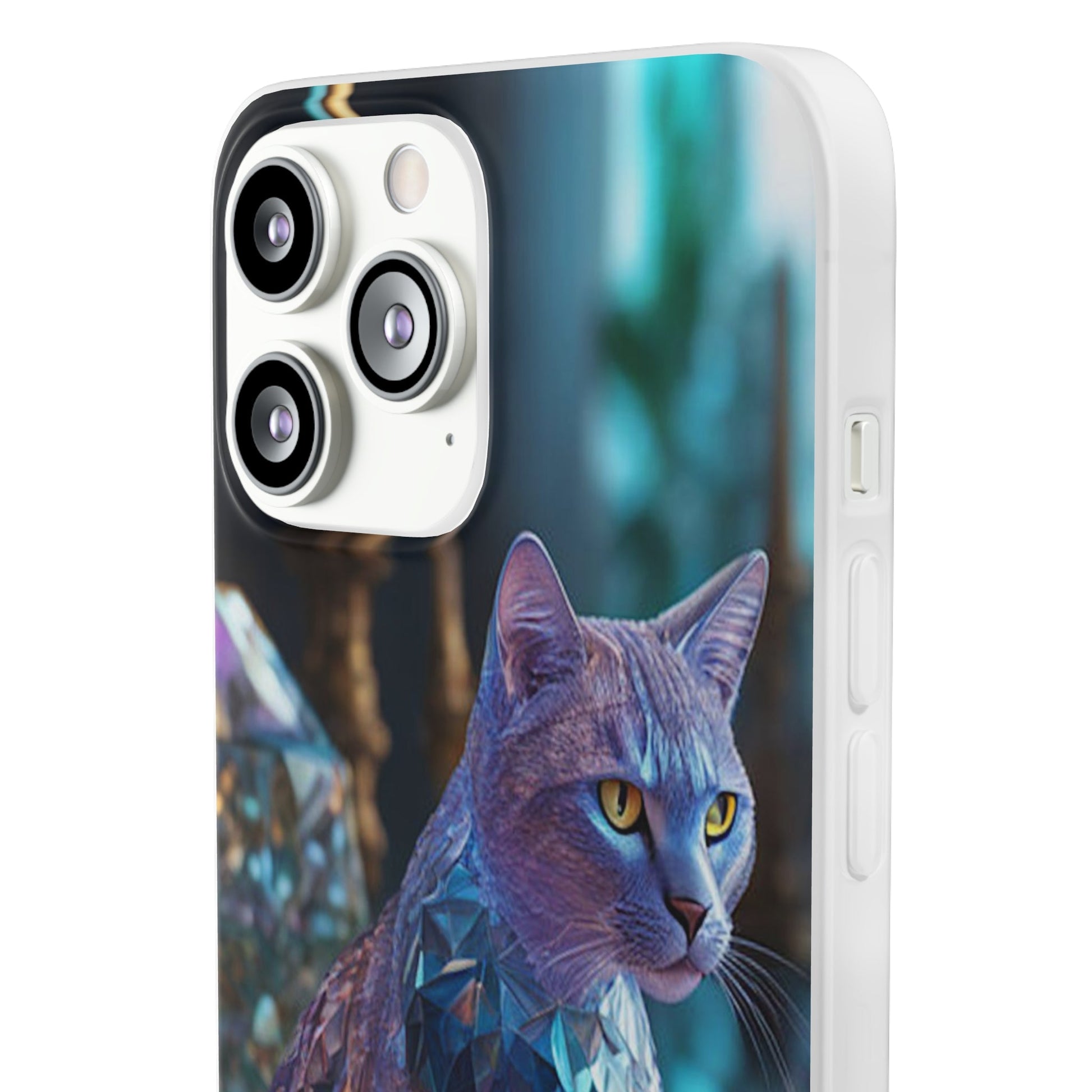 Crystal Cat Flexi Case - Colorwink