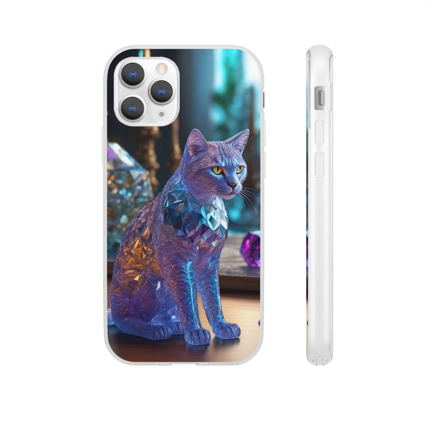 Crystal Cat Flexi Case - Colorwink