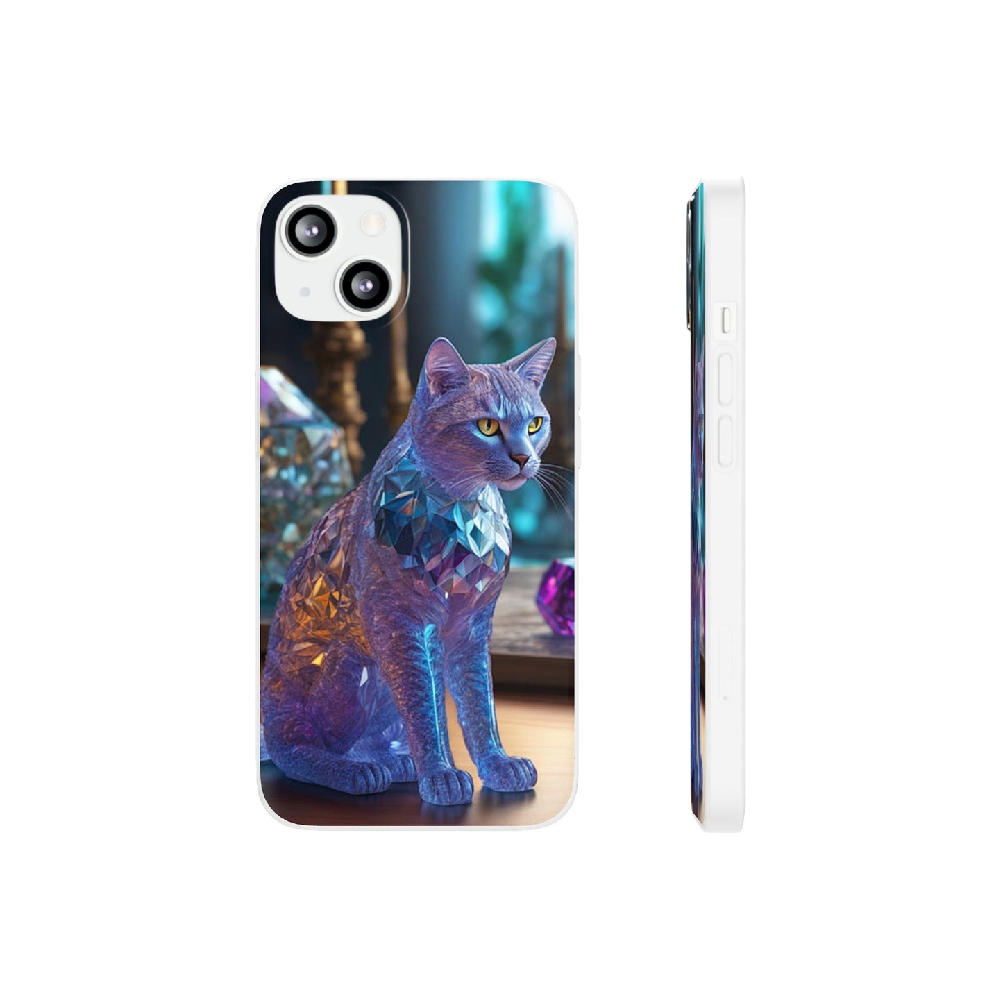 Crystal Cat Flexi Case - Colorwink