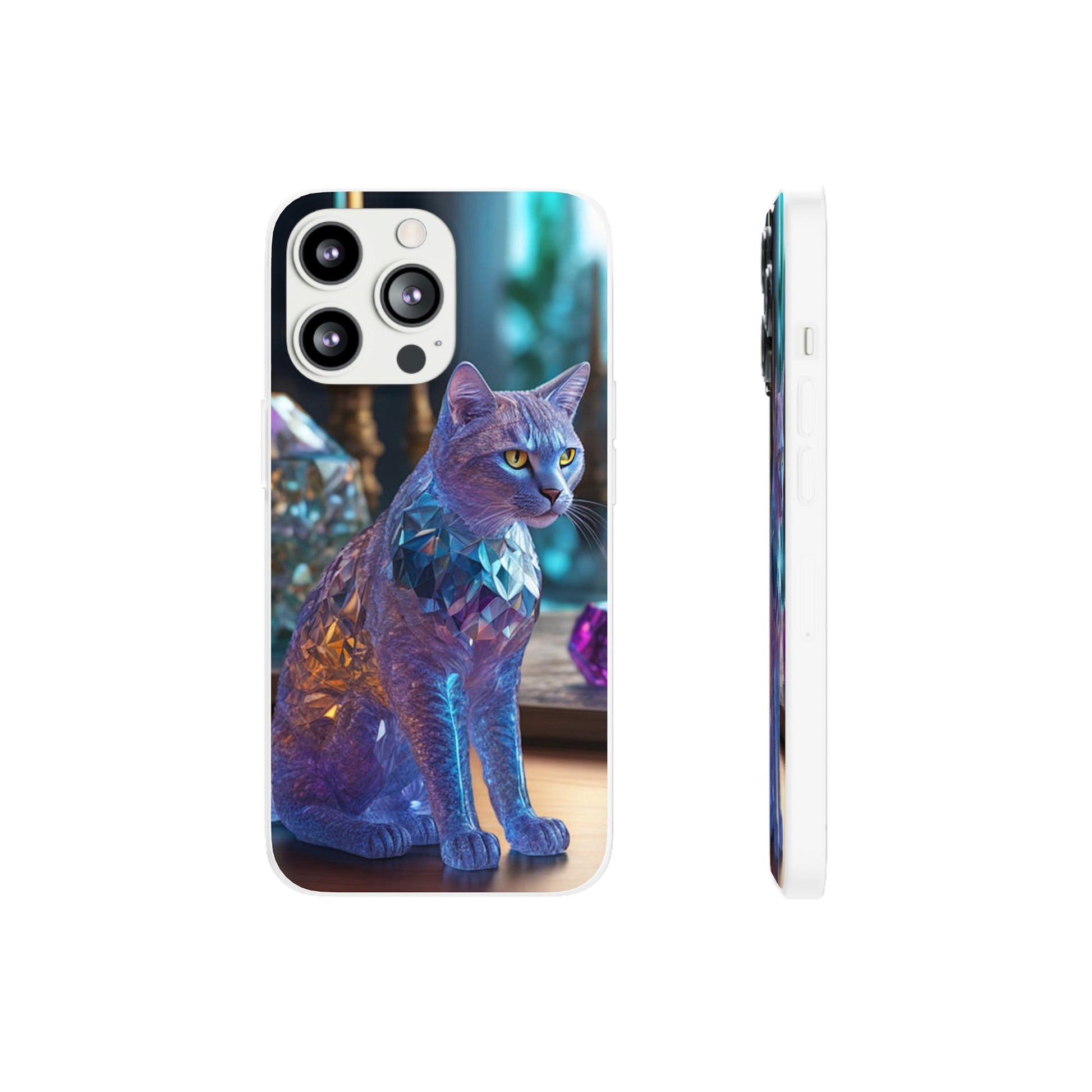 Crystal Cat Flexi Case - Colorwink