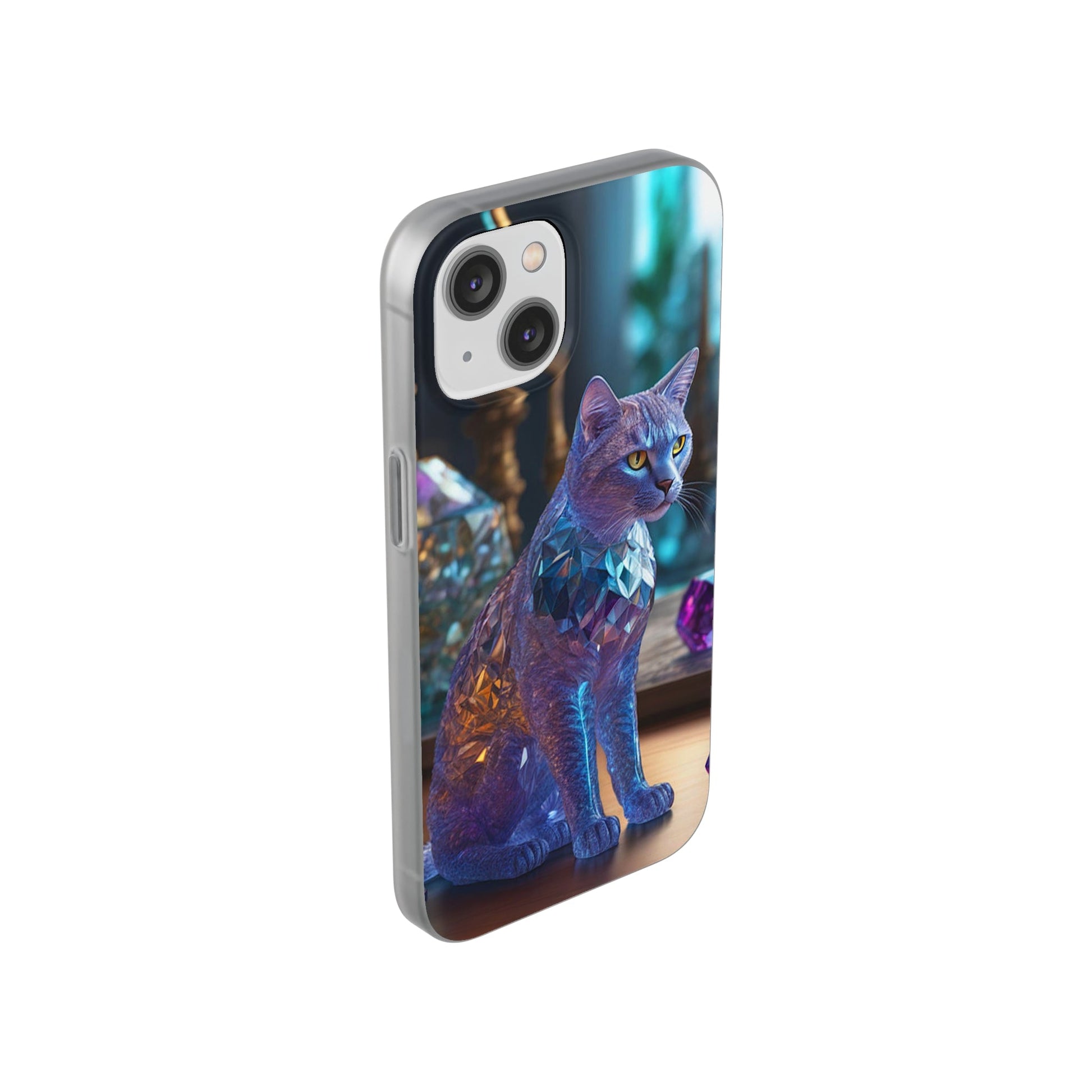 Crystal Cat Flexi Case - Colorwink