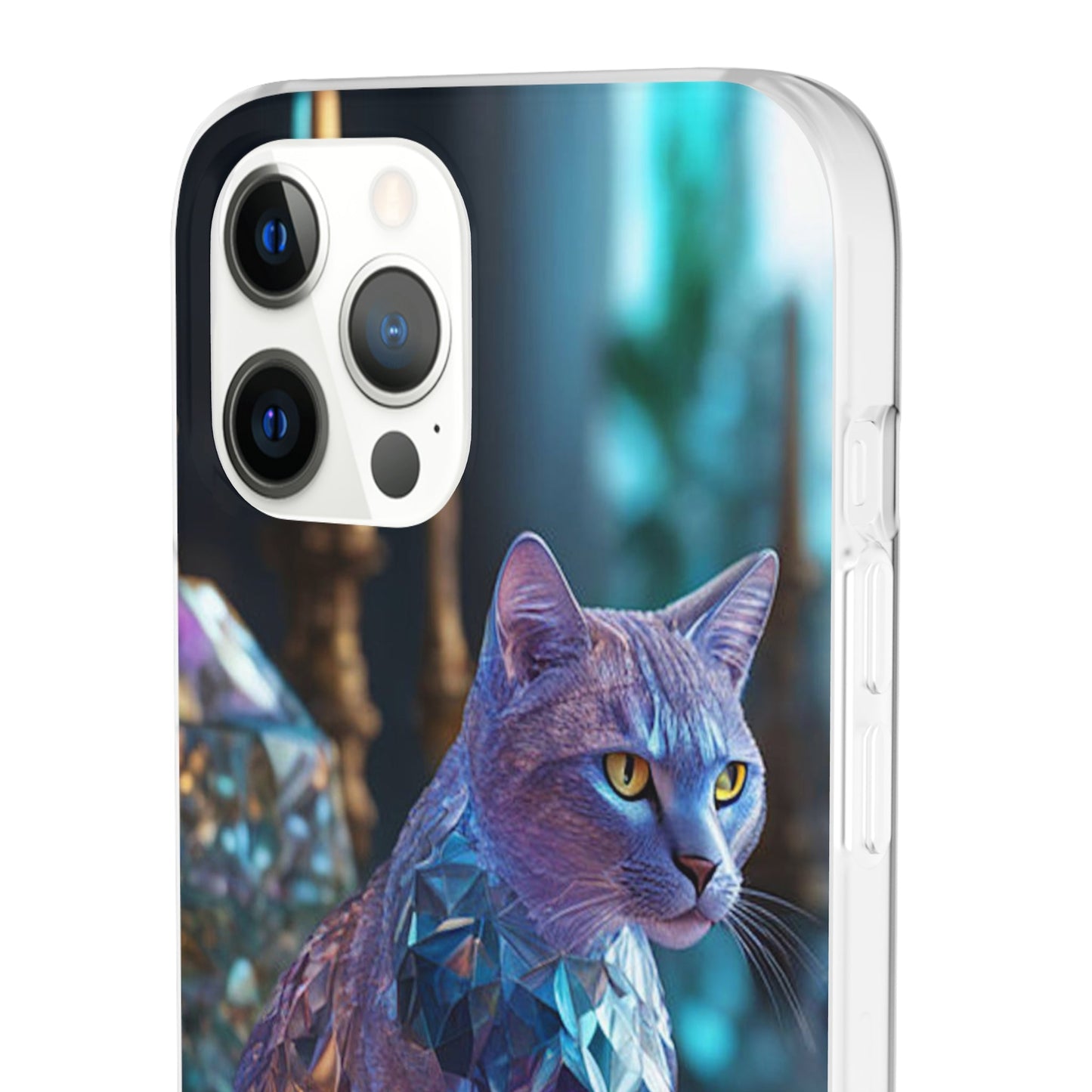 Crystal Cat Flexi Case - Colorwink