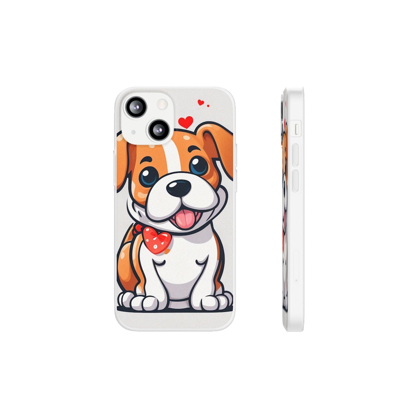 Cute cartoon Puppy Flexi Case - Colorwink