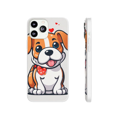 Cute cartoon Puppy Flexi Case - Colorwink