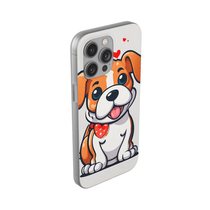 Cute cartoon Puppy Flexi Case - Colorwink