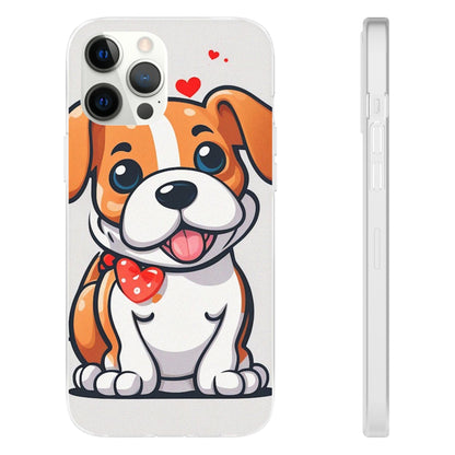 Cute cartoon Puppy Flexi Case - Colorwink