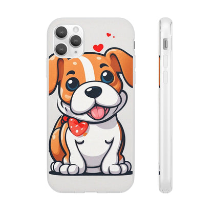 Cute cartoon Puppy Flexi Case - Colorwink