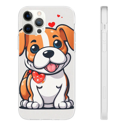 Cute cartoon Puppy Flexi Case - Colorwink