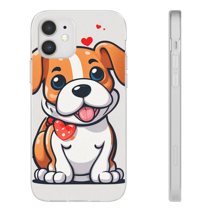 Cute cartoon Puppy Flexi Case - Colorwink