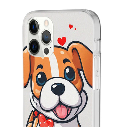 Cute cartoon Puppy Flexi Case - Colorwink