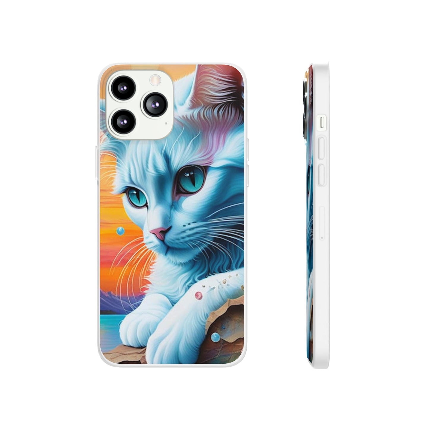 Cute Cat Flexi Case - Colorwink