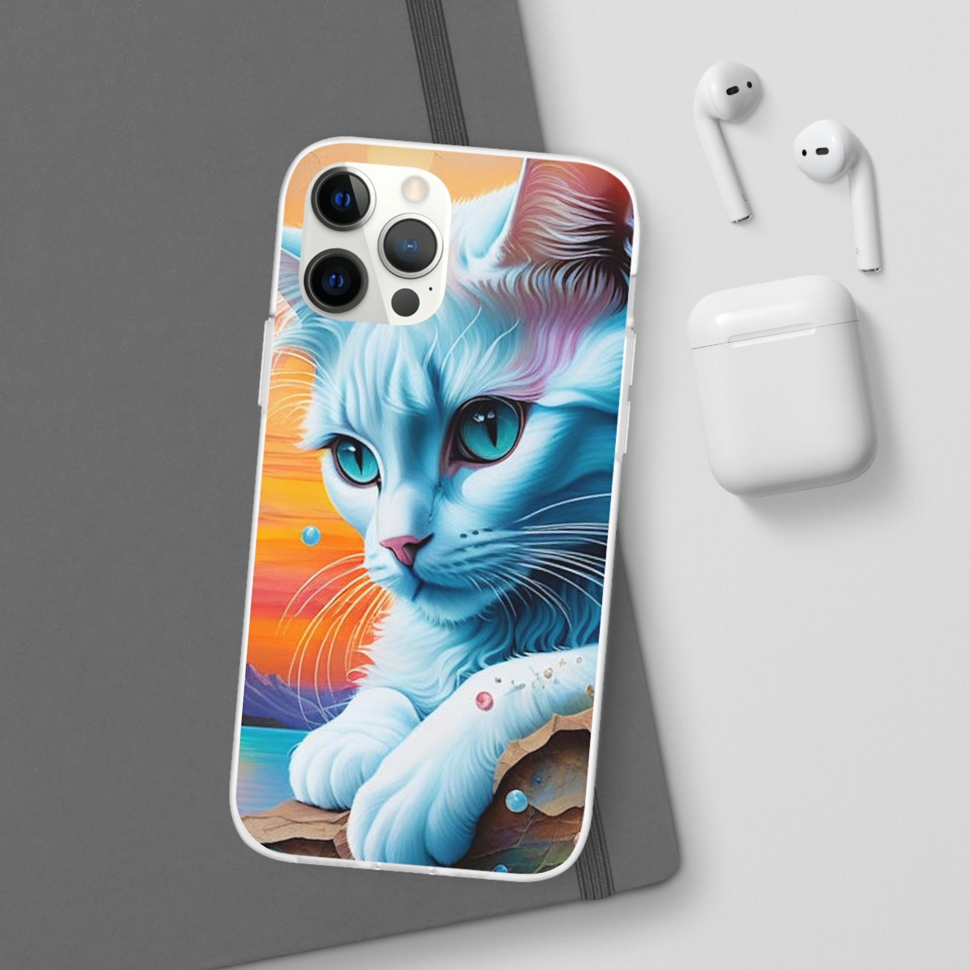 Cute Cat Flexi Case - Colorwink