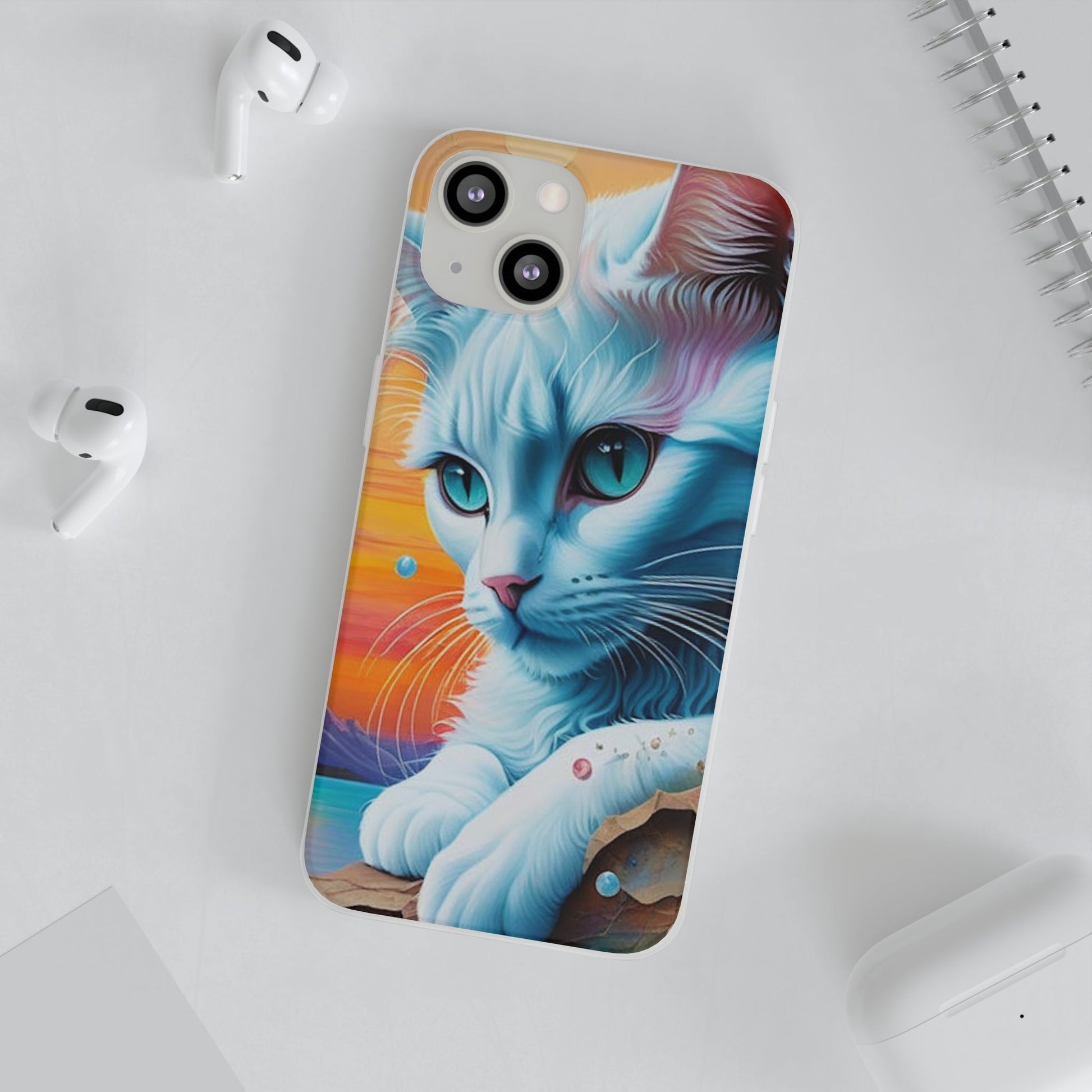 Cute Cat Flexi Case - Colorwink