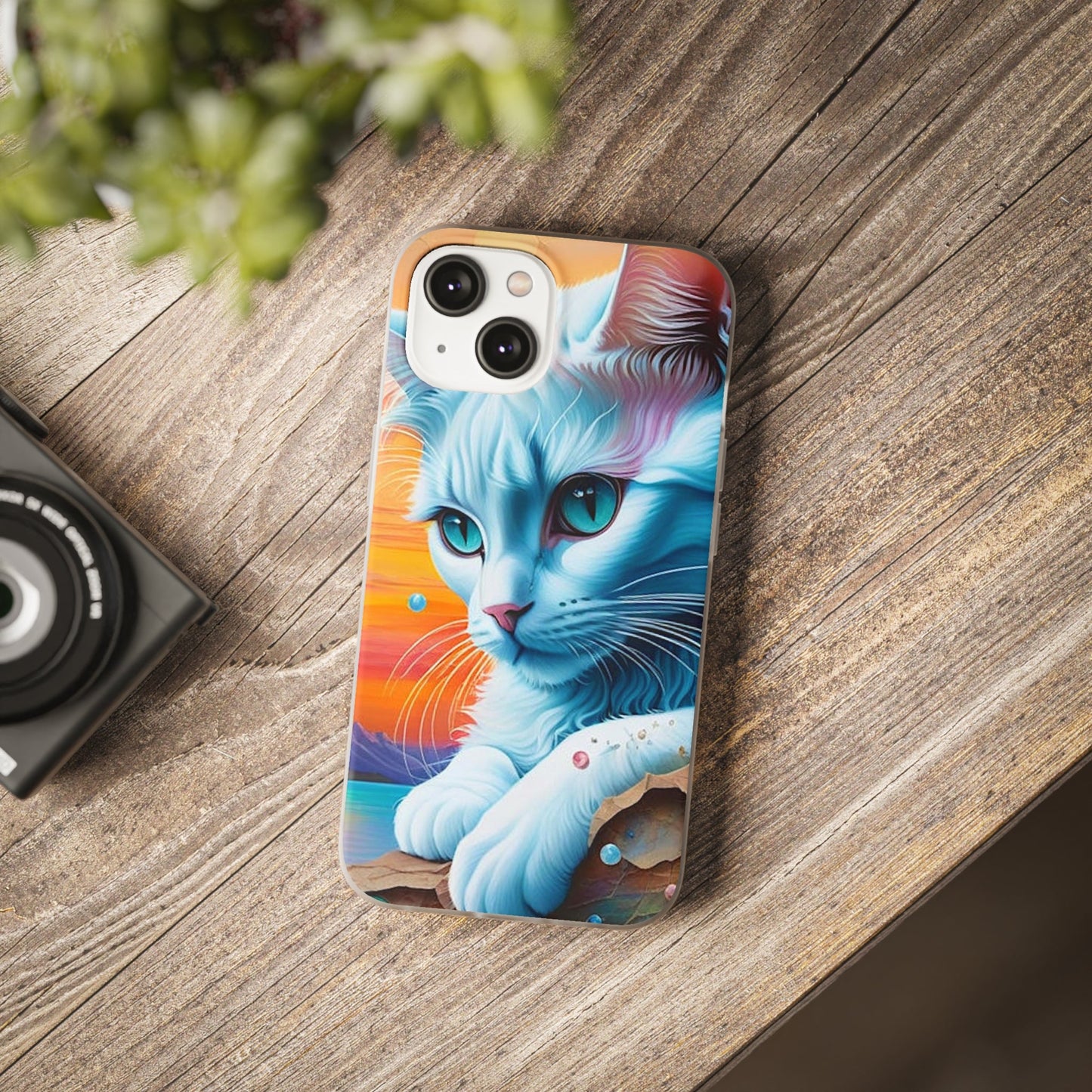 Cute Cat Flexi Case - Colorwink