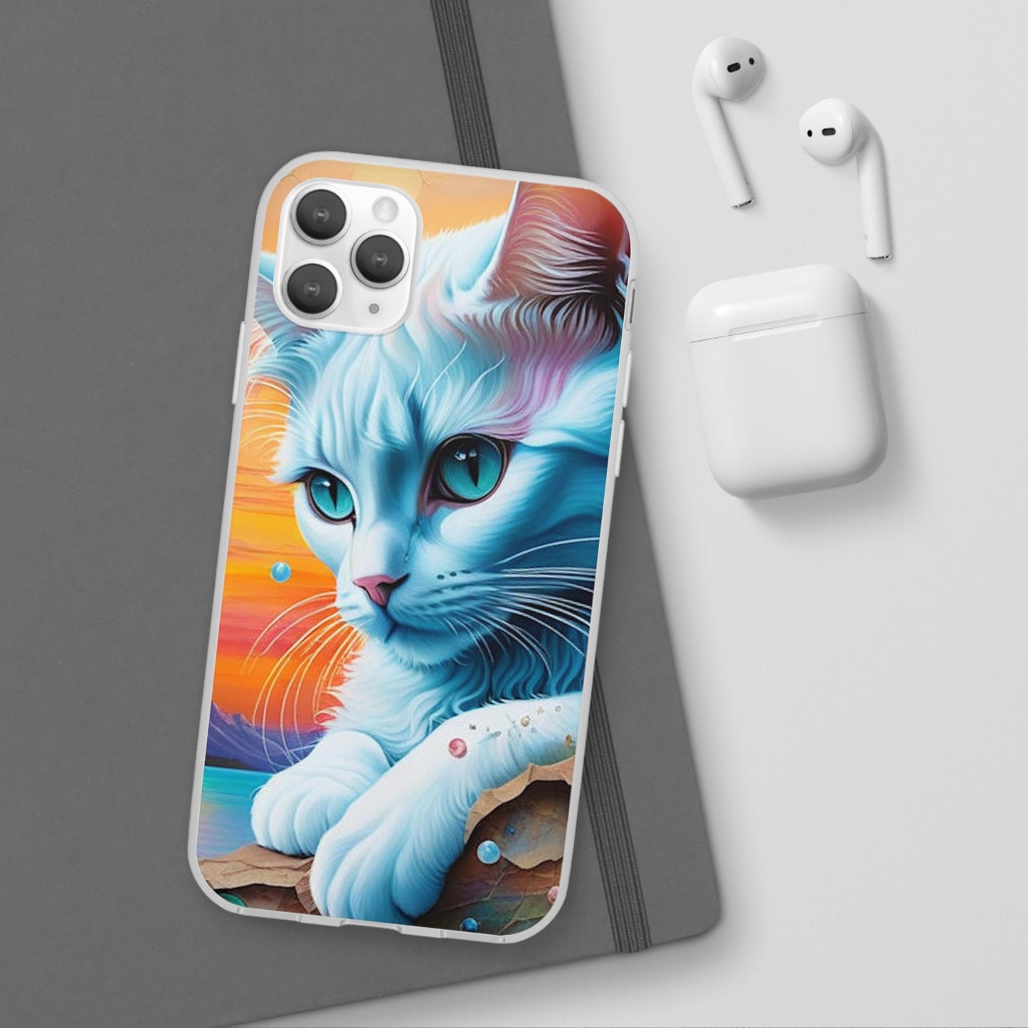 Cute Cat Flexi Case - Colorwink