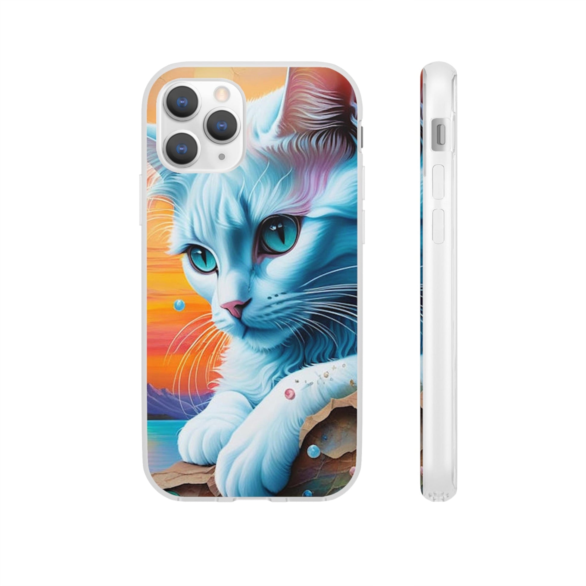 Cute Cat Flexi Case - Colorwink