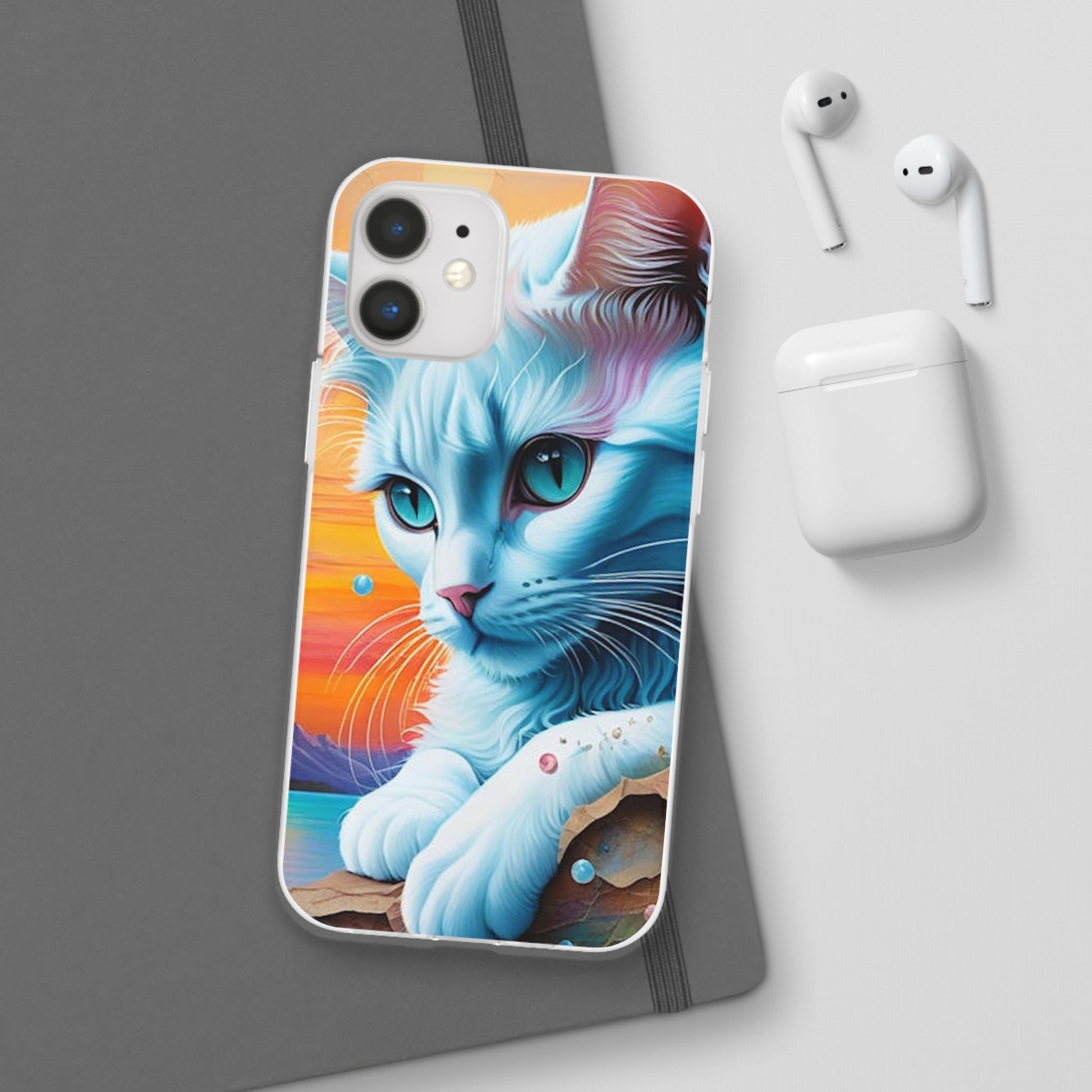 Cute Cat Flexi Case - Colorwink