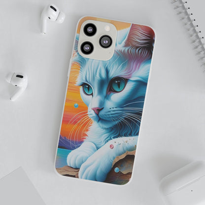 Cute Cat Flexi Case - Colorwink