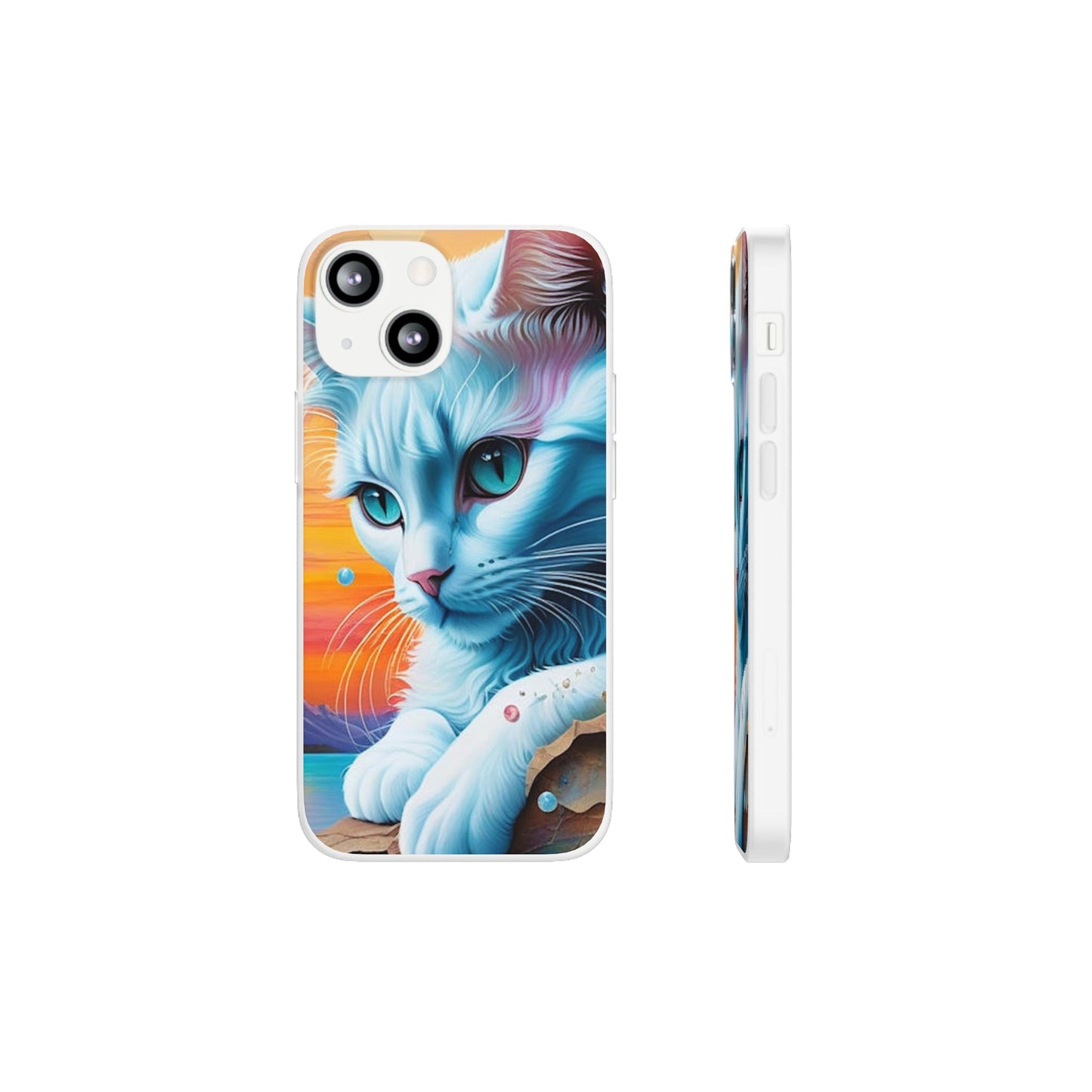 Cute Cat Flexi Case - Colorwink