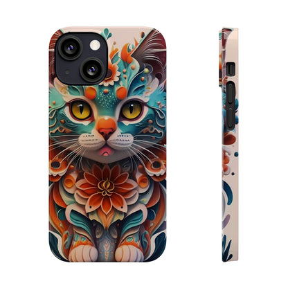 Cute Cat Slim Phone Case - Colorwink