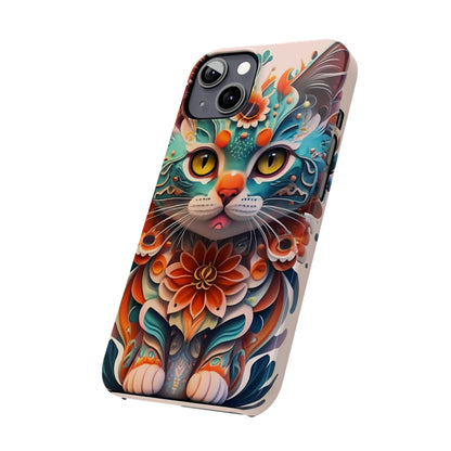 Cute Cat Slim Phone Case - Colorwink