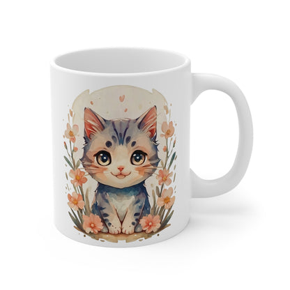 Cute Kitty Ceramic Mug - Colorwink