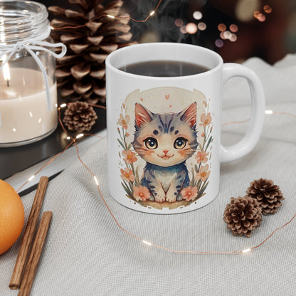 Cute Kitty Ceramic Mug - Colorwink