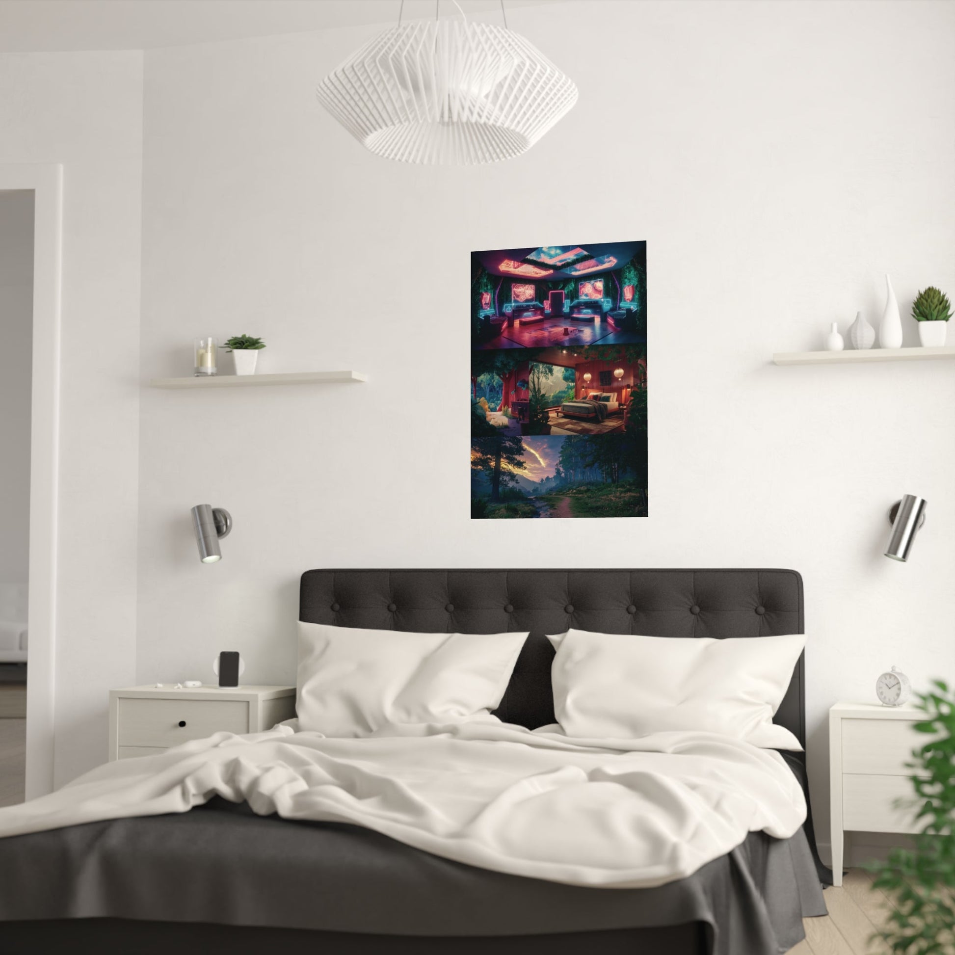 Cyber-Bedroom Goals Poster - Colorwink