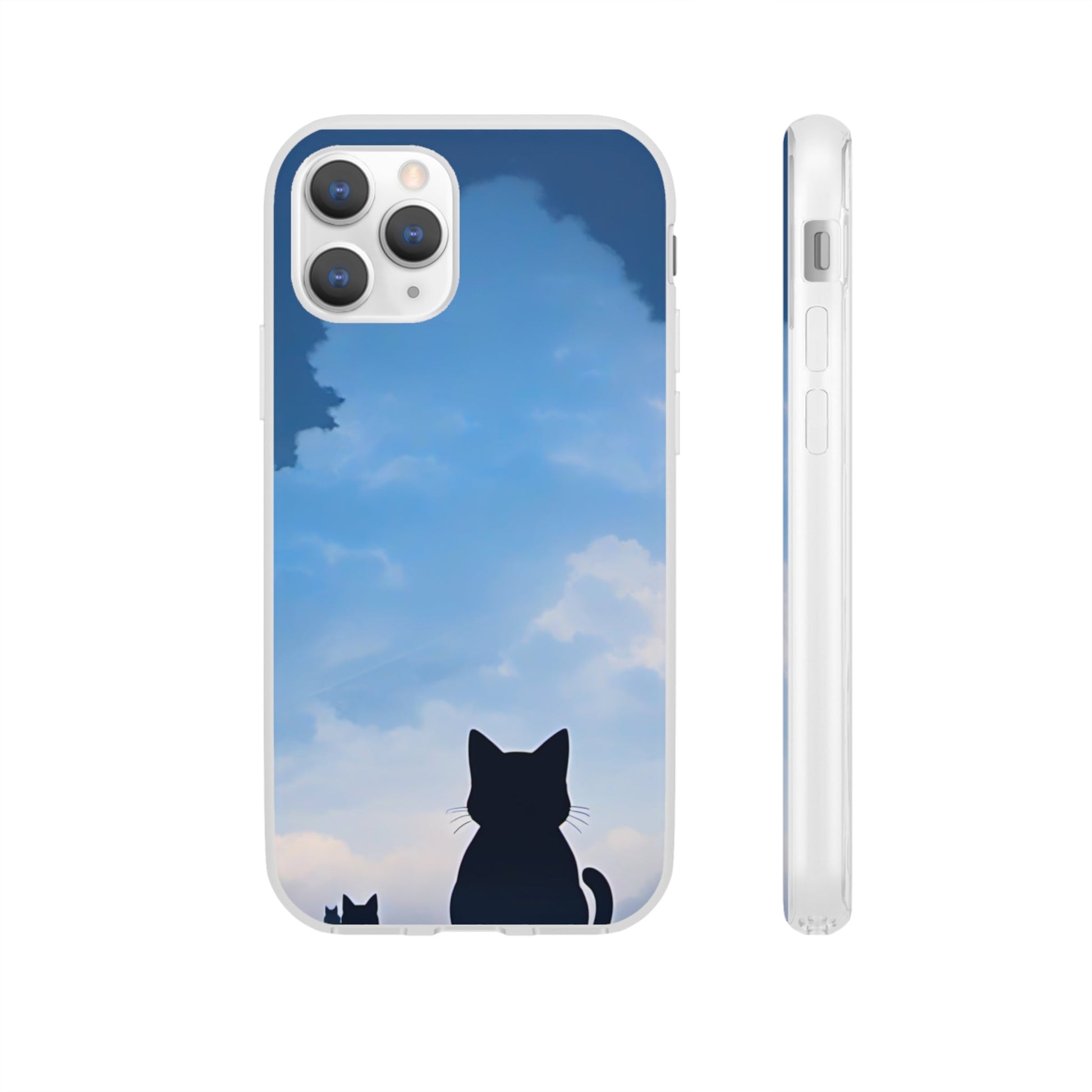 Day Dreaming Cat Flexi Case - Colorwink