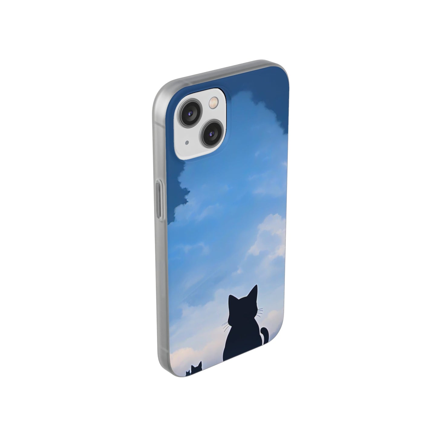 Day Dreaming Cat Flexi Case - Colorwink