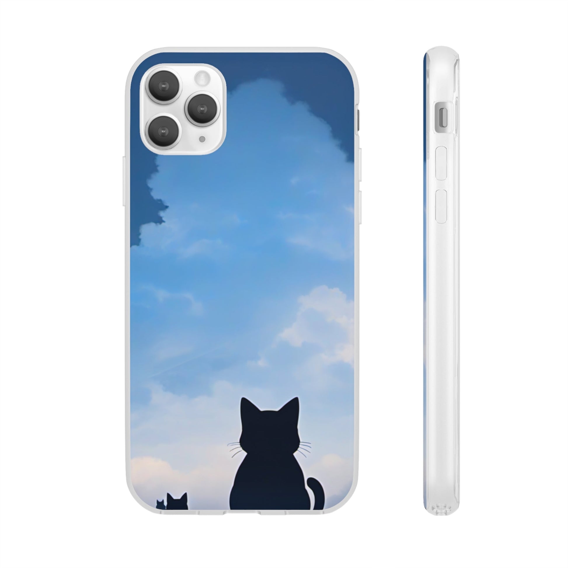 Day Dreaming Cat Flexi Case - Colorwink