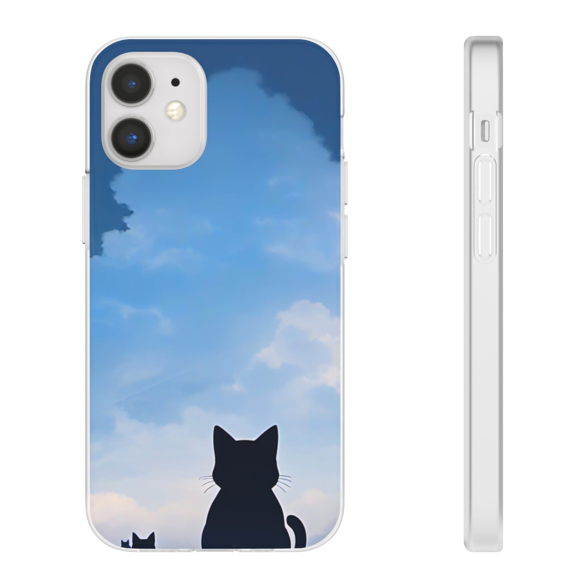 Day Dreaming Cat Flexi Case - Colorwink