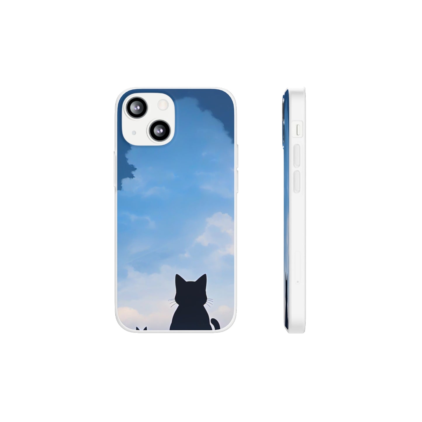 Day Dreaming Cat Flexi Case - Colorwink