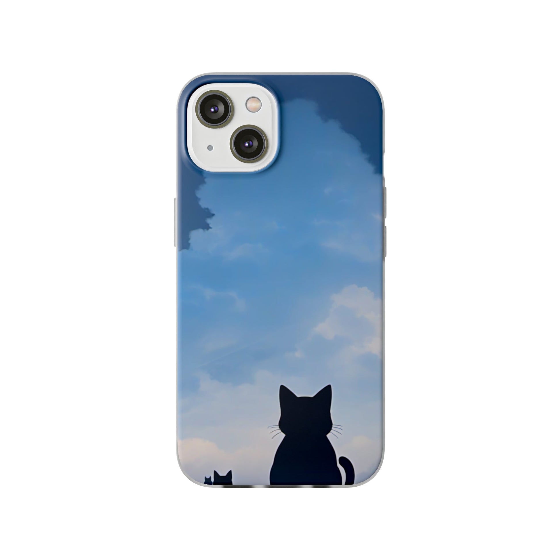 Day Dreaming Cat Flexi Case - Colorwink