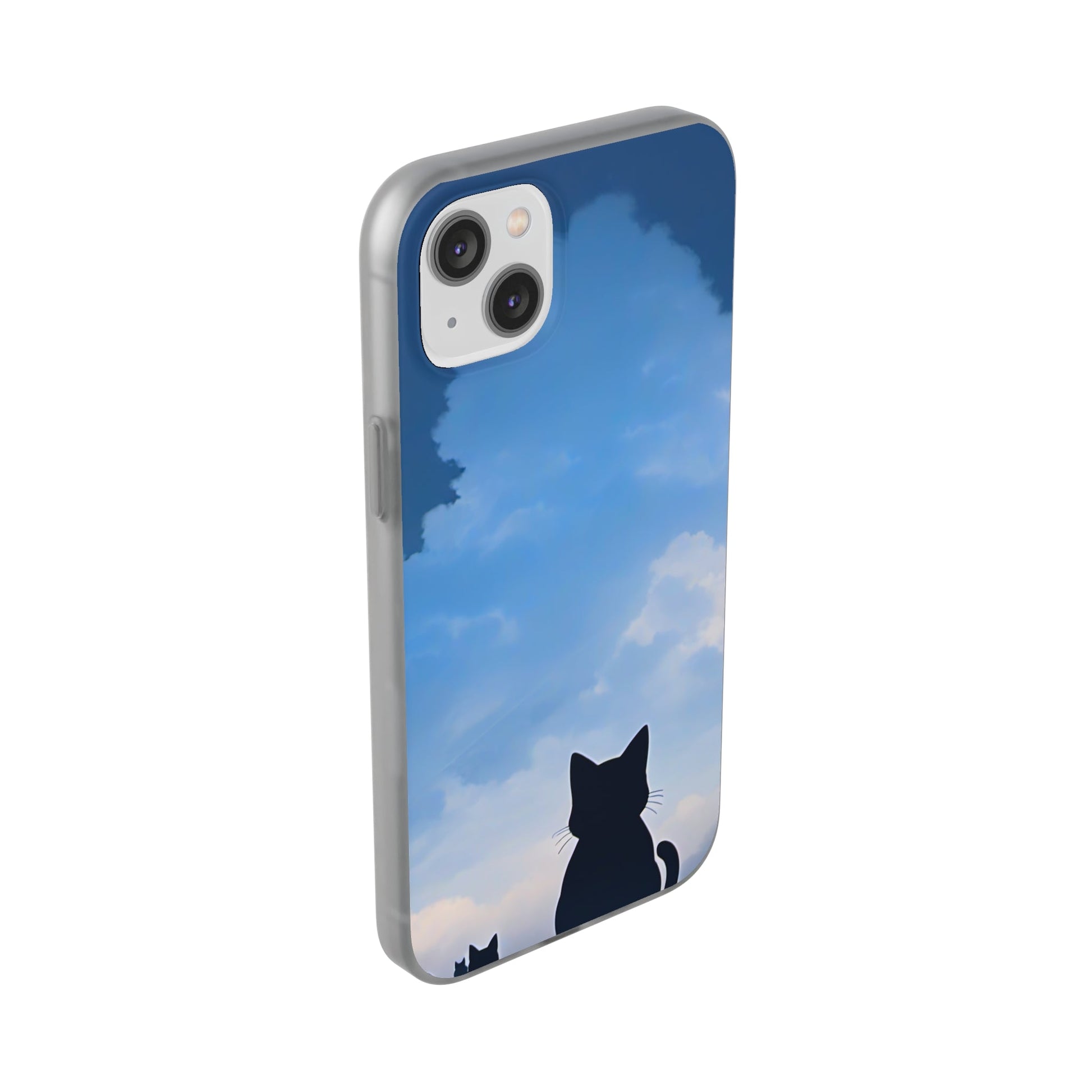 Day Dreaming Cat Flexi Case - Colorwink