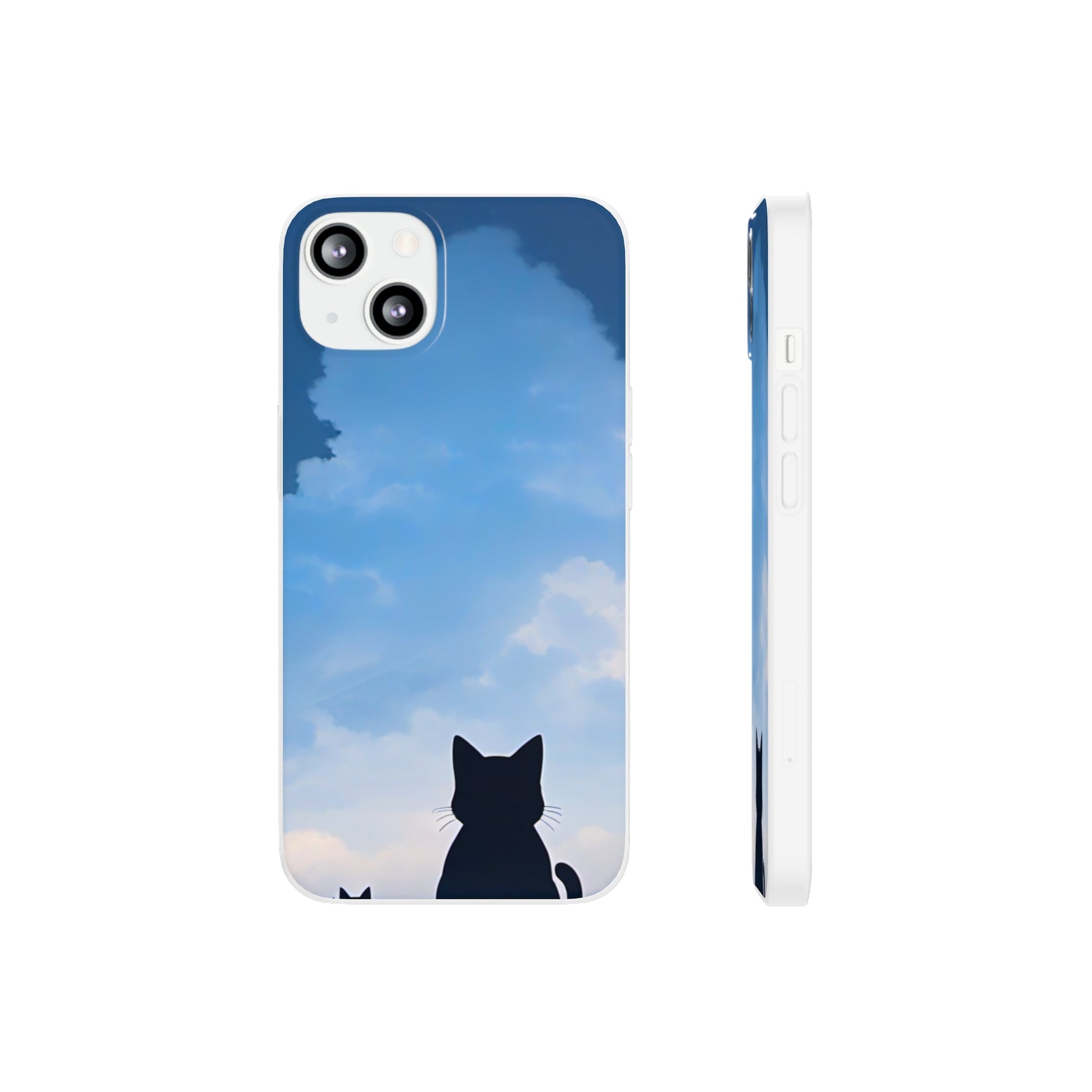 Day Dreaming Cat Flexi Case - Colorwink