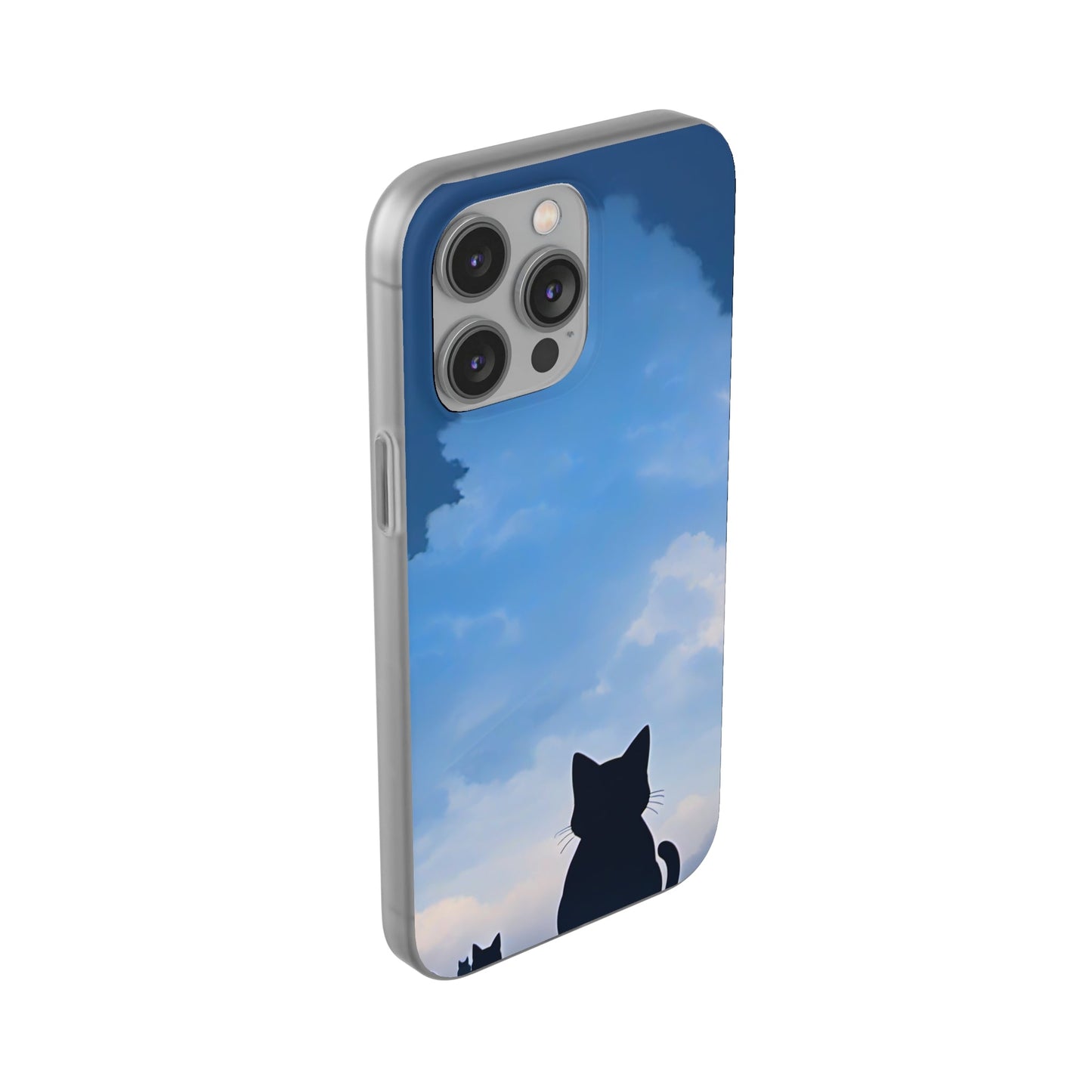 Day Dreaming Cat Flexi Case - Colorwink