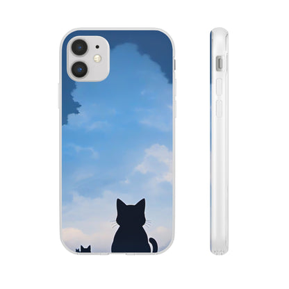 Day Dreaming Cat Flexi Case - Colorwink