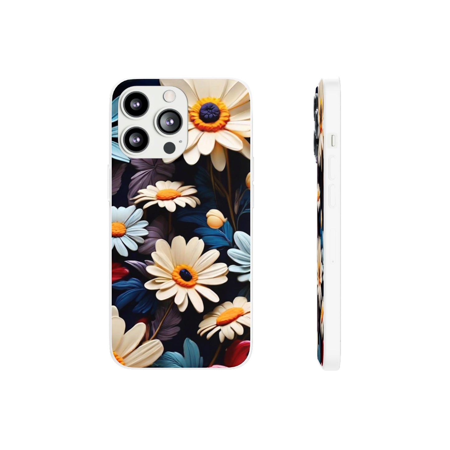 Delightful Floral Daisies Flexi Case - Colorwink