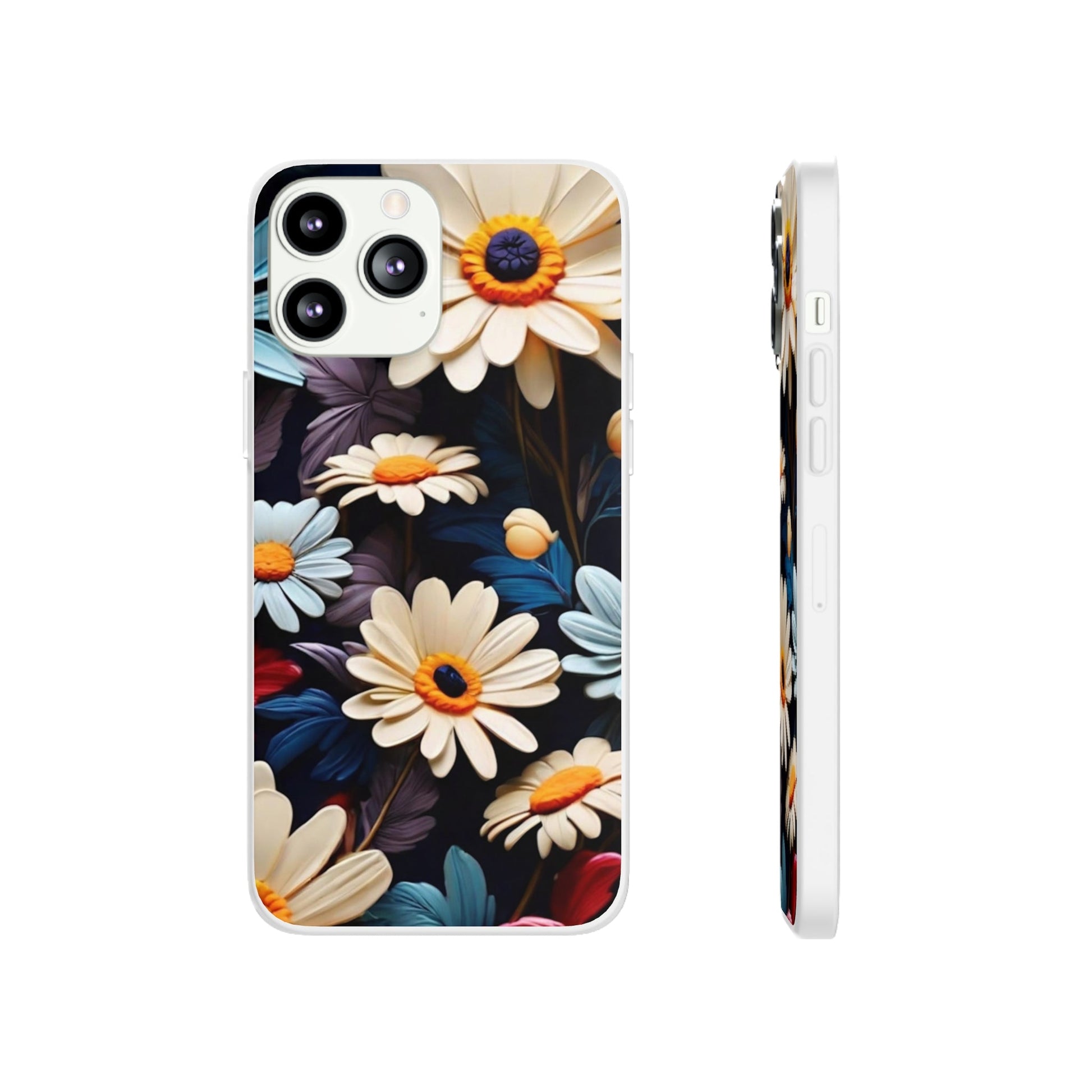 Delightful Floral Daisies Flexi Case - Colorwink