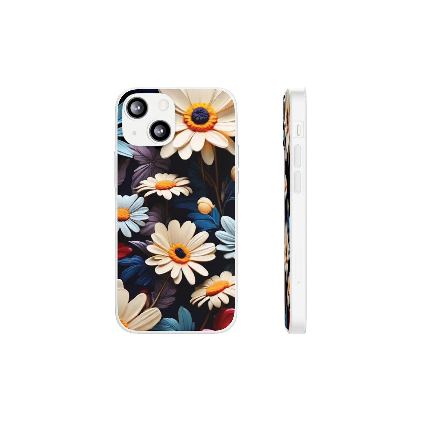 Delightful Floral Daisies Flexi Case - Colorwink