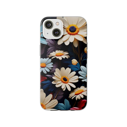 Delightful Floral Daisies Flexi Case - Colorwink