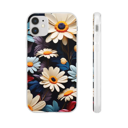 Delightful Floral Daisies Flexi Case - Colorwink