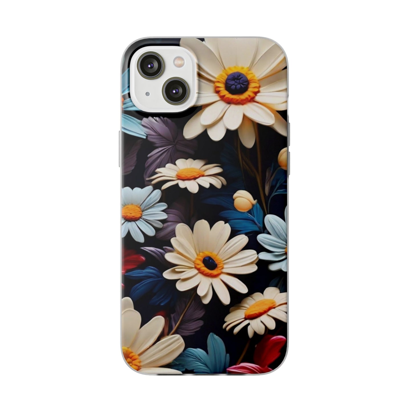 Delightful Floral Daisies Flexi Case - Colorwink