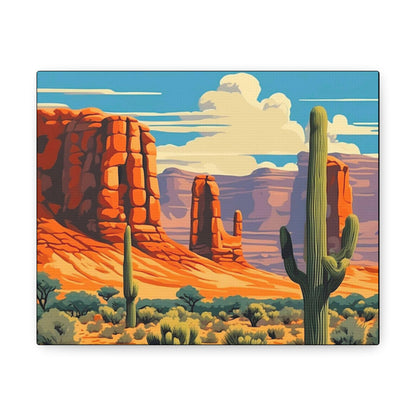 Desert Art Canvas - Colorwink