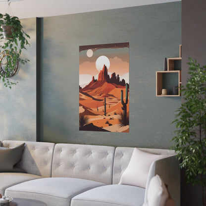 Desert Art Poster - Colorwink