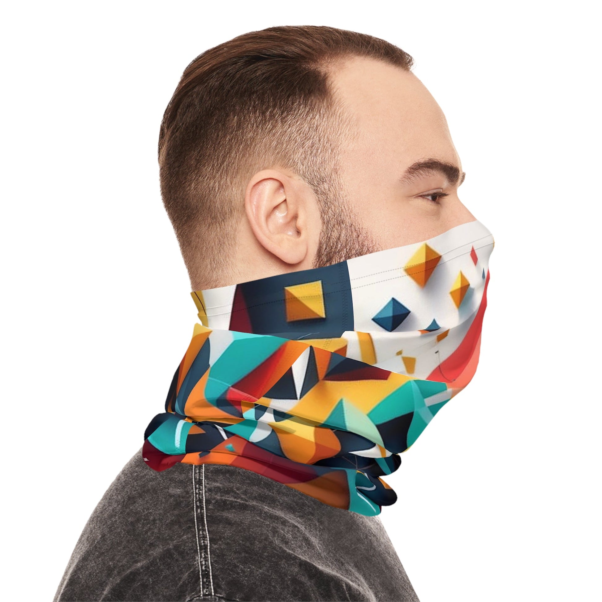 Digital Mosaic Neck Gaiter - Colorwink