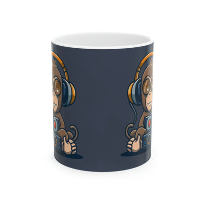 Dj Chimp Coffee Mug - Colorwink