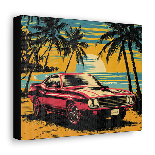 Dodge Car Mural Canvas - Colorwink