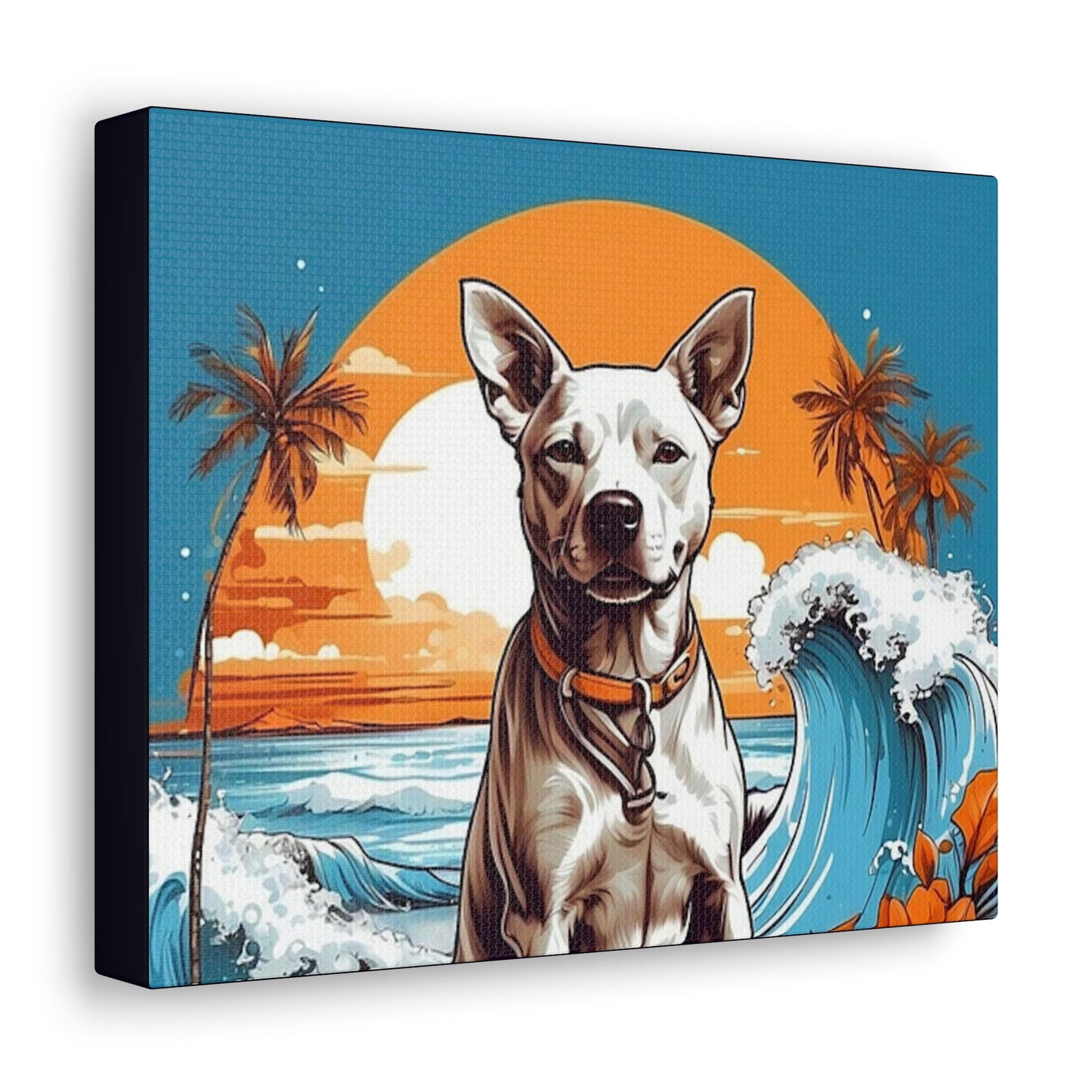 Dog View Canvas - Colorwink